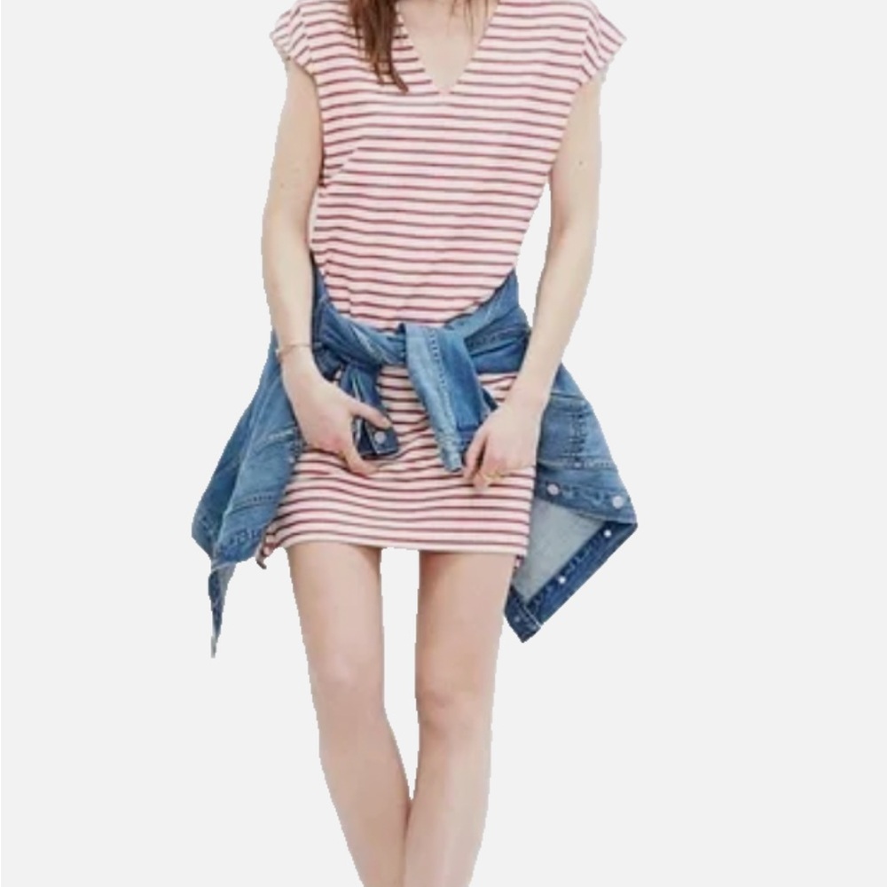 Madewell Striped Vacances Dress. XS